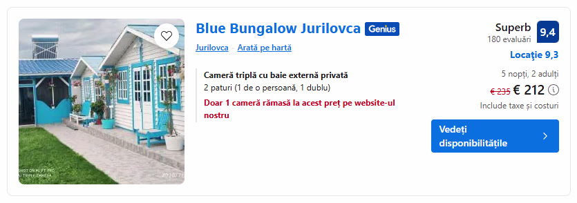 Blue Bungalow Jurilovca Blue Bungalow Jurilovca