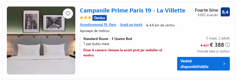 Campanile Prime Paris 19 - La Villette