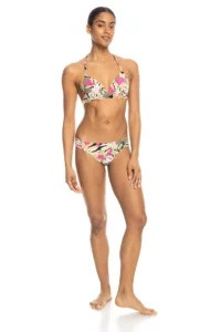 Costum de baie cu doua piese si imprimeu tropical ROXY