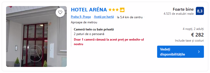 HOTEL ARÉNA HOTEL ARÉNA