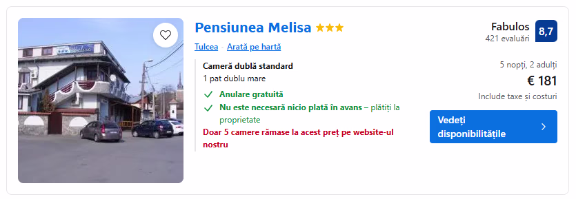 Pensiunea Melisa Pensiunea Melisa