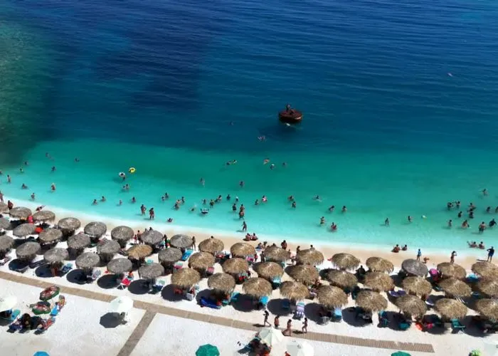 Plaja Porto Vathy Plaja Porto Vathy