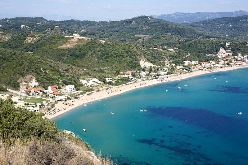 plaja Agios Georgios corfu