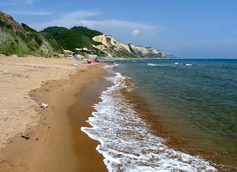 plaja gardenos corfu