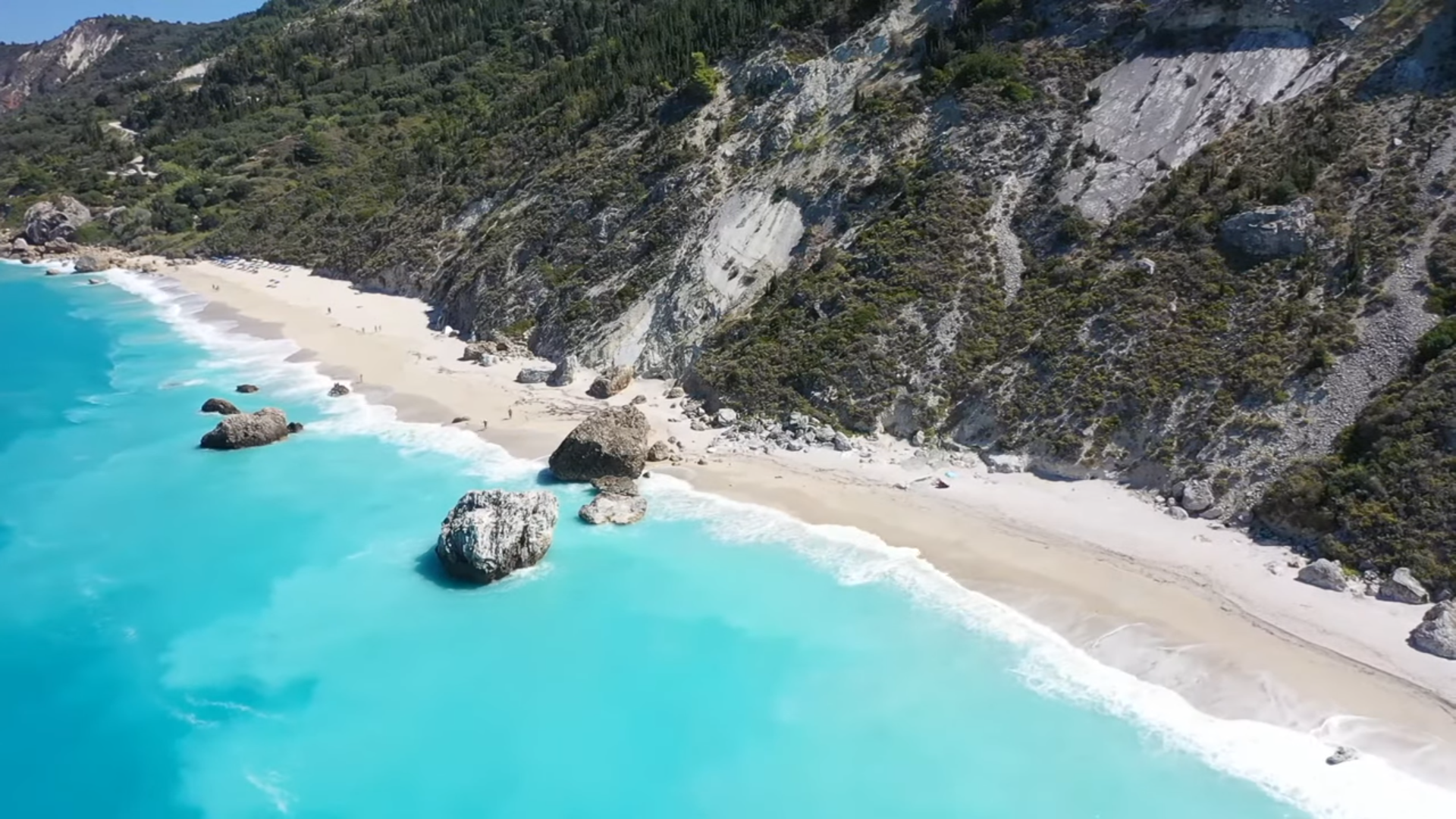plaja megali petra lefkada