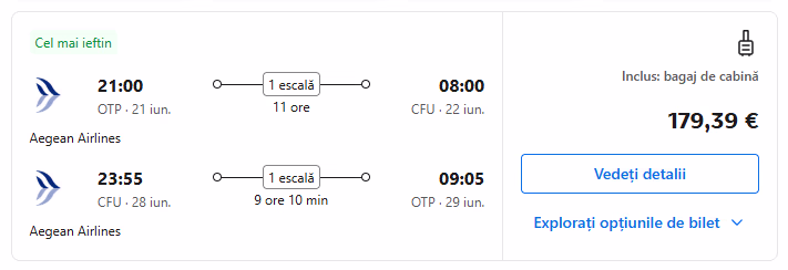 zbor bucuresti Paleokastritsa zbor bucuresti Paleokastritsa
